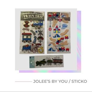 Trains Sticker Bundle for Scrapbooking & Paper Crafts